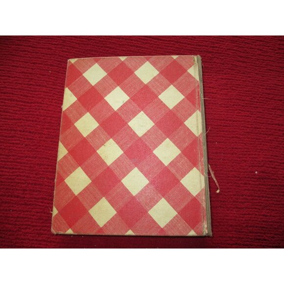 Better Homes And Gardens Cook Book Vintage 1951 Red Gingham Hardcover Binder Sty - Picture 3 of 9